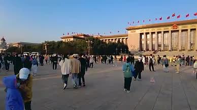 北京人民大会堂地标延时素材视频的预览图